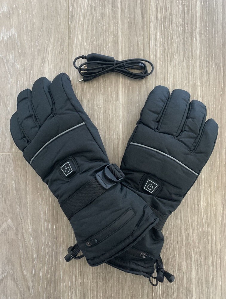 Heated Gloves, Waterproof, 3-level Temperature Control Rechargeable Battery