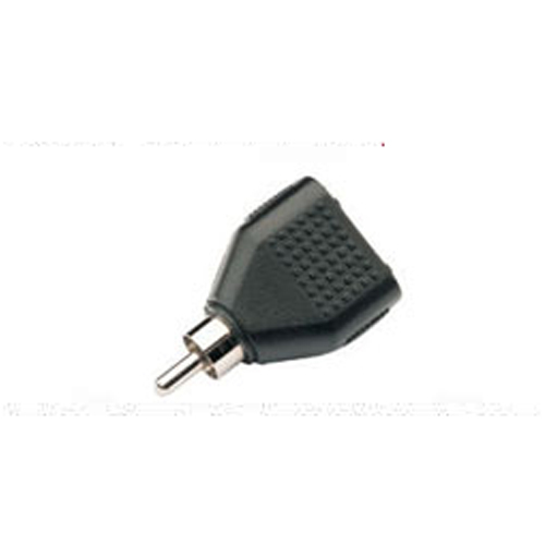 RCA Plug 2X 3.5mm Mono Audio Socket Adapter Splitter UK
