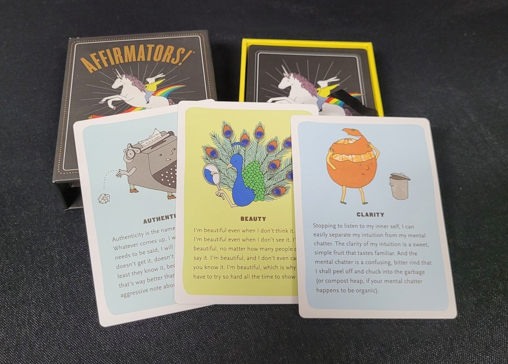 Affirmators! 50 Affirmation Cards Deck by Knock Knock