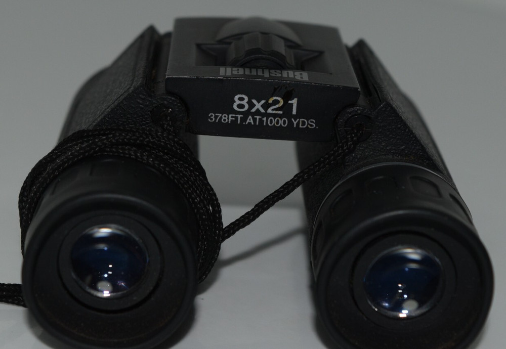 Bushnell  Binoculars  13-2514 Black PowerView 8x21 with  case