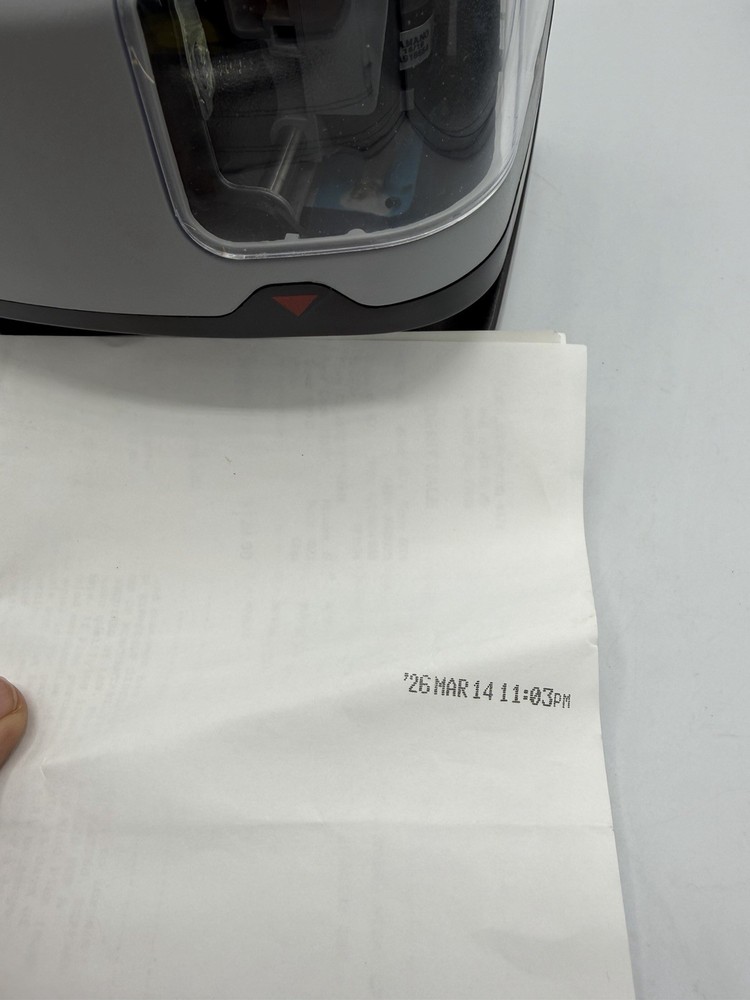 Amano PIX-95 Electronic Time Clock Recorder Time Punch Clock LCD Display No Key