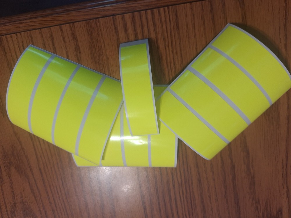13 Fluorescent Yello Arrow Wraps