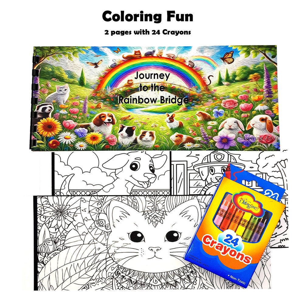 Rainbow Bridge Soil Mix Kit : Pet Memorial Kit - EXTRA LARGE