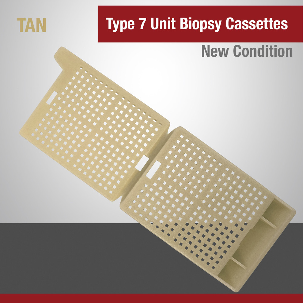 Embedding Cassettes, Type-6, Tan, One-Piece, 1,000 Per Case Pack