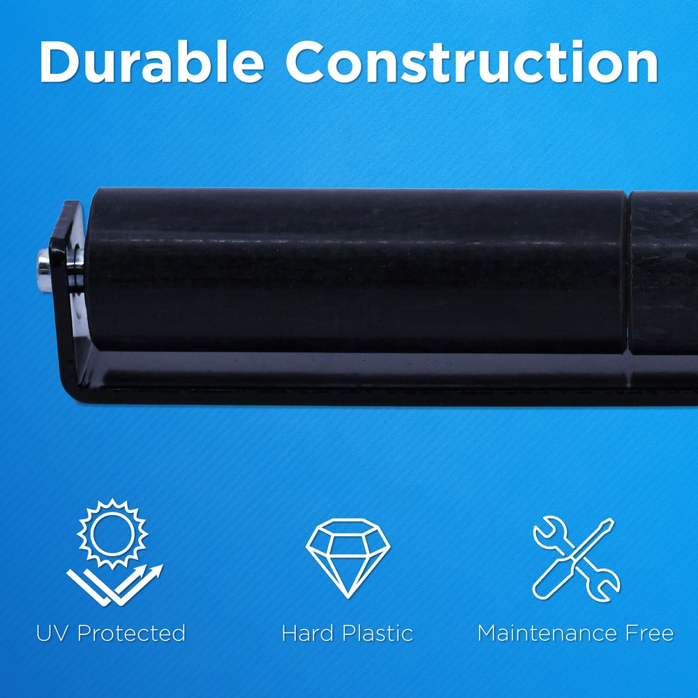 ALEKO Side Roller For Sliding Rolling Gate Guide Roller With Bracket 12 Inch