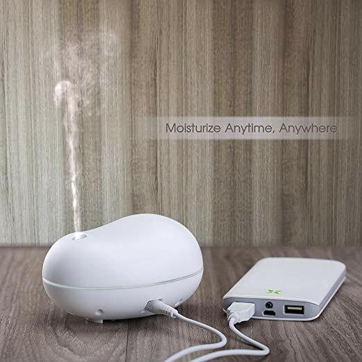 Portable Ultra Mini USB Aroma Diffuser Humidifier with Seven Auto Color - FAST!