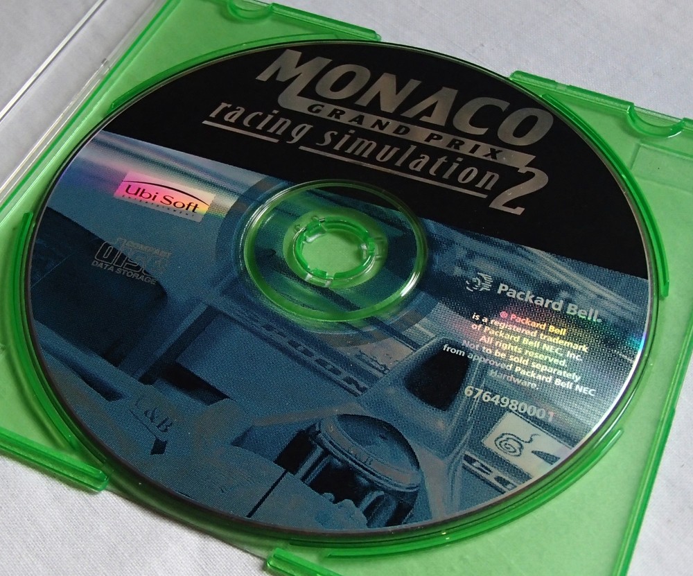 Monaco GP Racing Simulator 2 Game Ubisoft for Windows Vintage Software