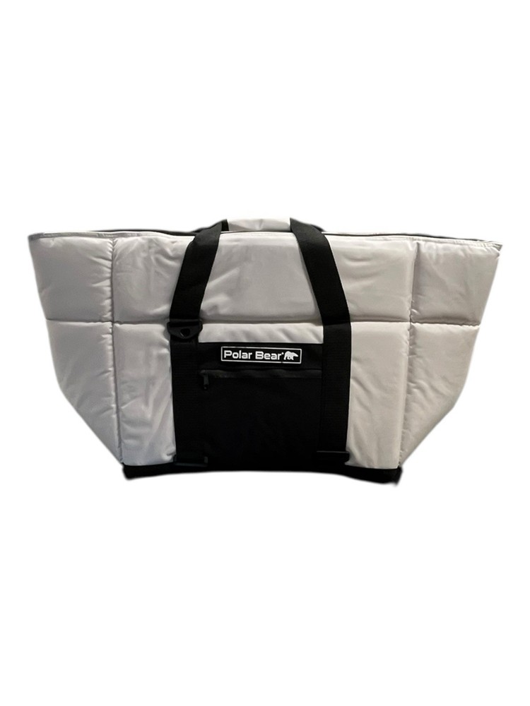 Polar Bear 48 Pack Original Nylon Soft Cooler Silver