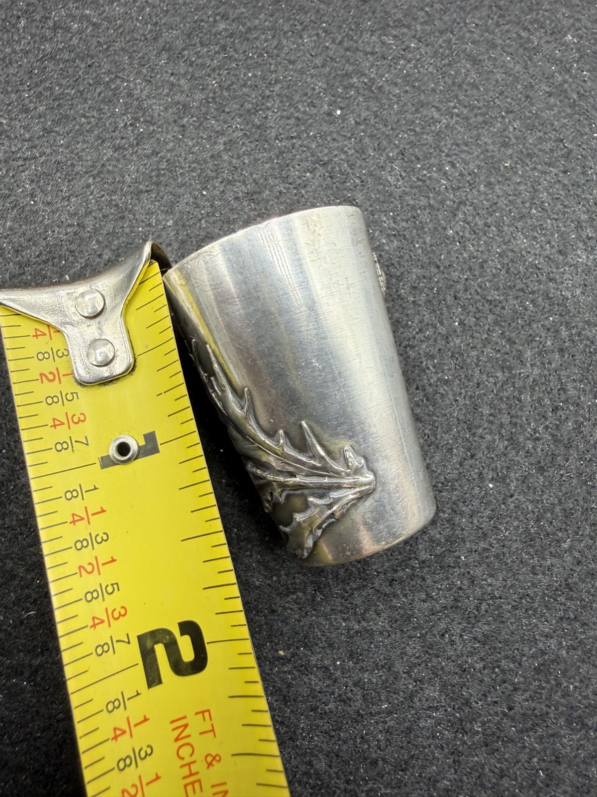 Thistle Repoousse Cup 800 silver 23 grams Antique Vintage