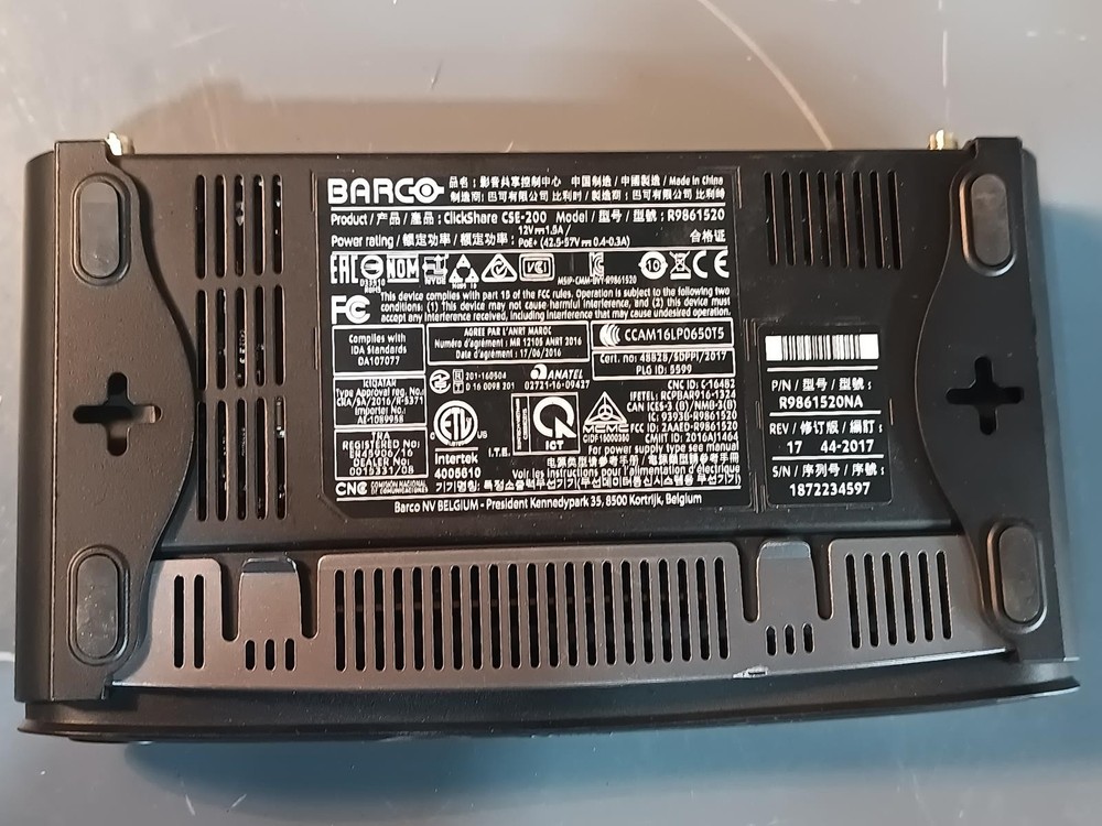 Barco ClickShare CSE-200 Wireless Presentation System w/ 2 Buttons