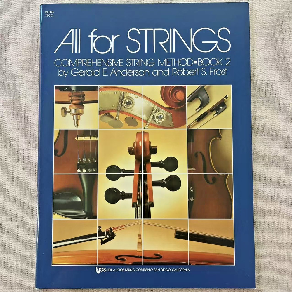 All for strings, Cello: Book 2, Comprehensive String Method - 79CO