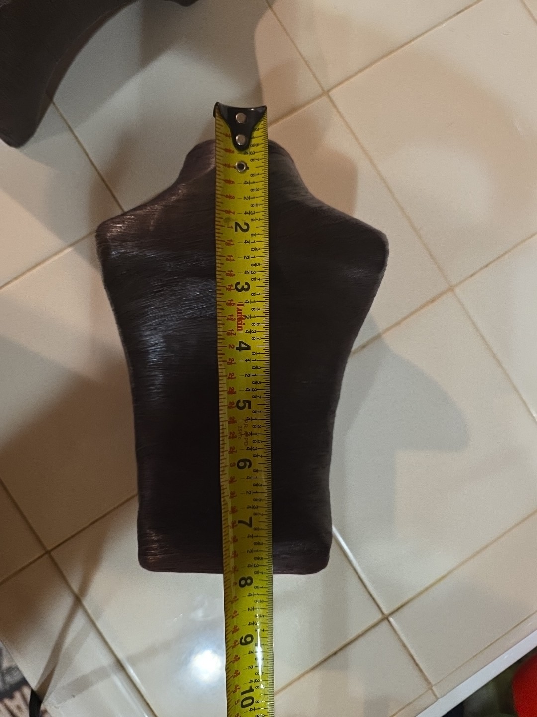 Set Of 2 Brown Twine Necklace Display Stand Countertop Display 8" Tall