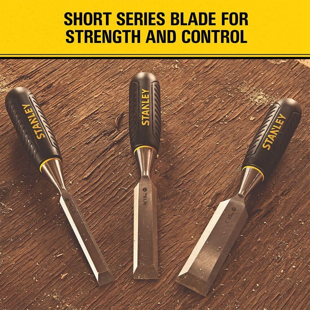 Stanley 3PC Wood Chisel Set