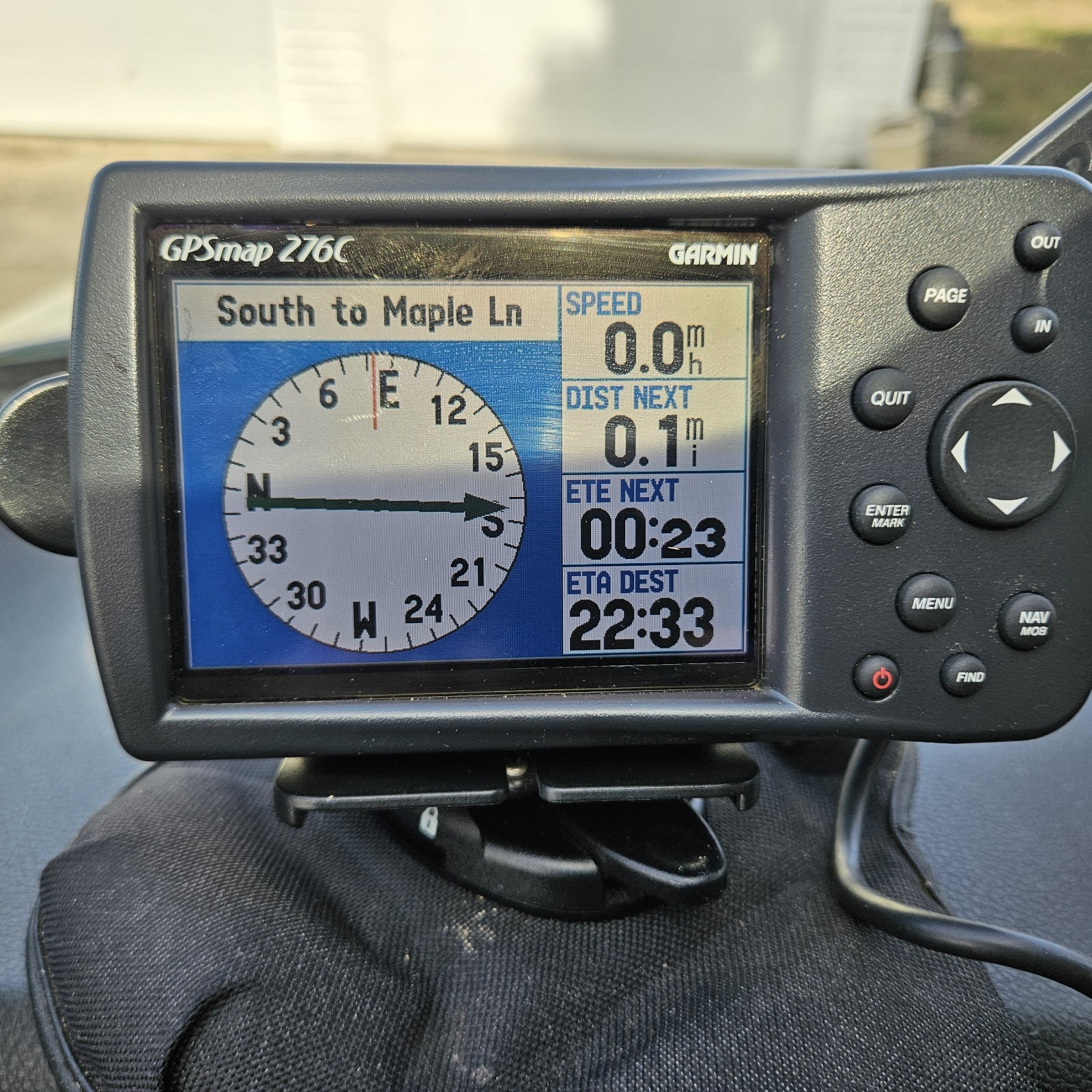 GARMIN GPSMAP 276C PORTABLE COLOR GPS CHARTPLOTTER (Needs New Battery)