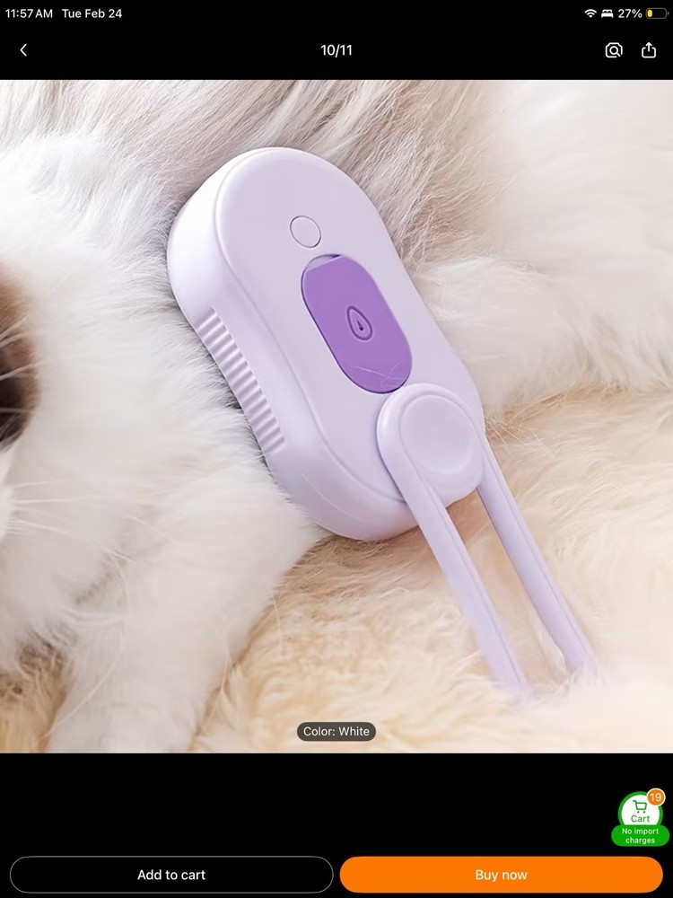 Pet Self-Cleaning Brush