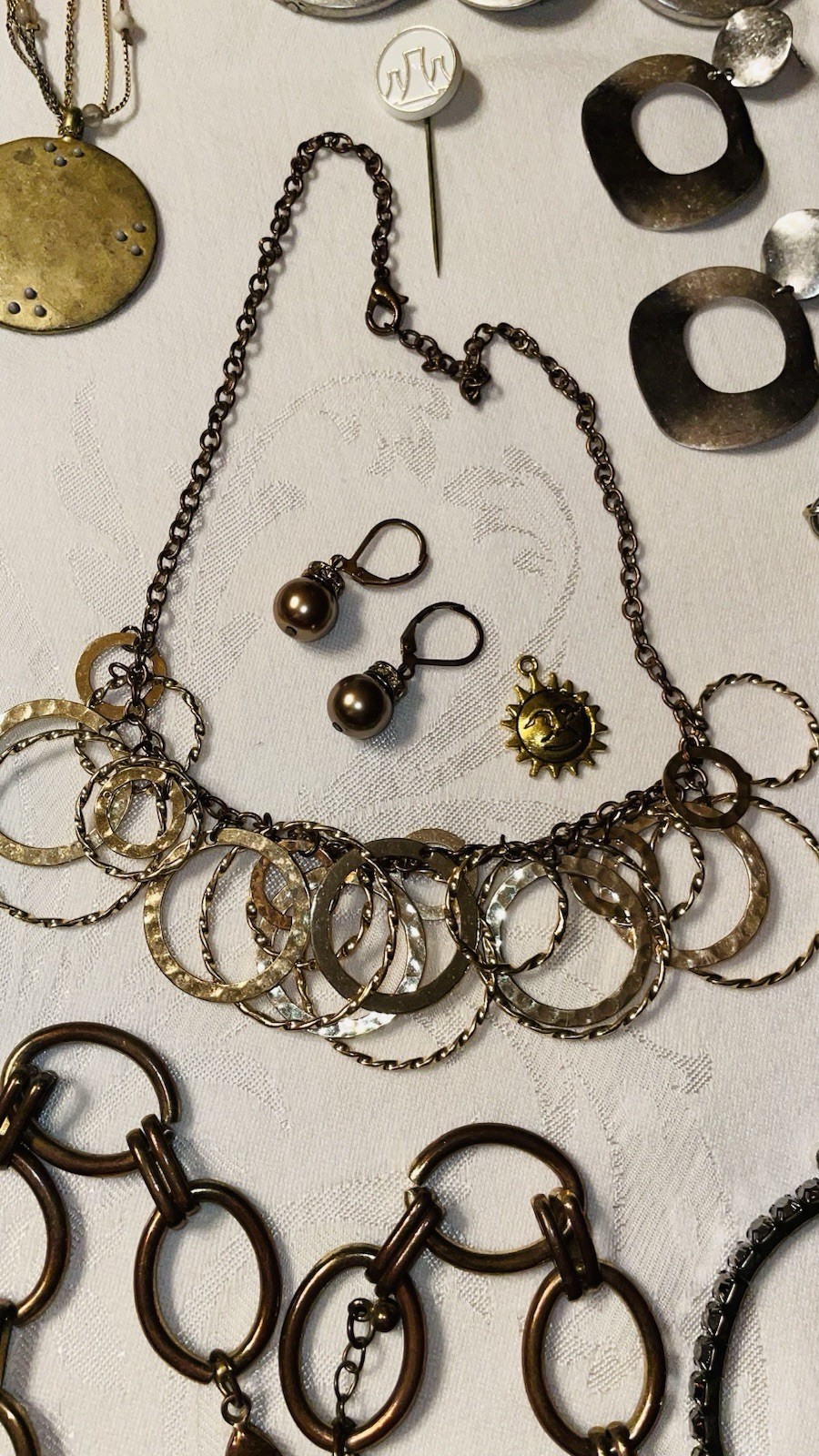 Huge Estate Jewelry Lot 83 Enamel, Alpaca, All Wearable, Marked Joan Rivers Iman