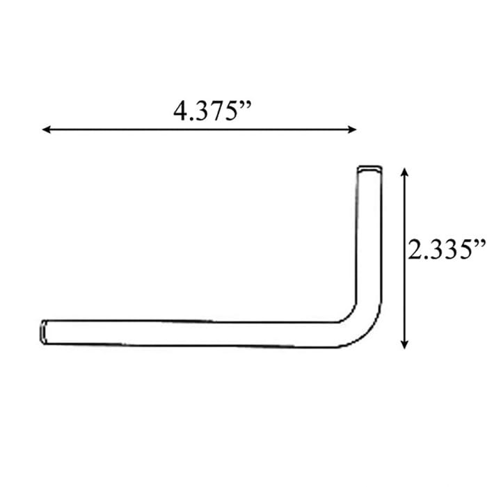 HOPPE 8mm Square Spindle Construction Handle