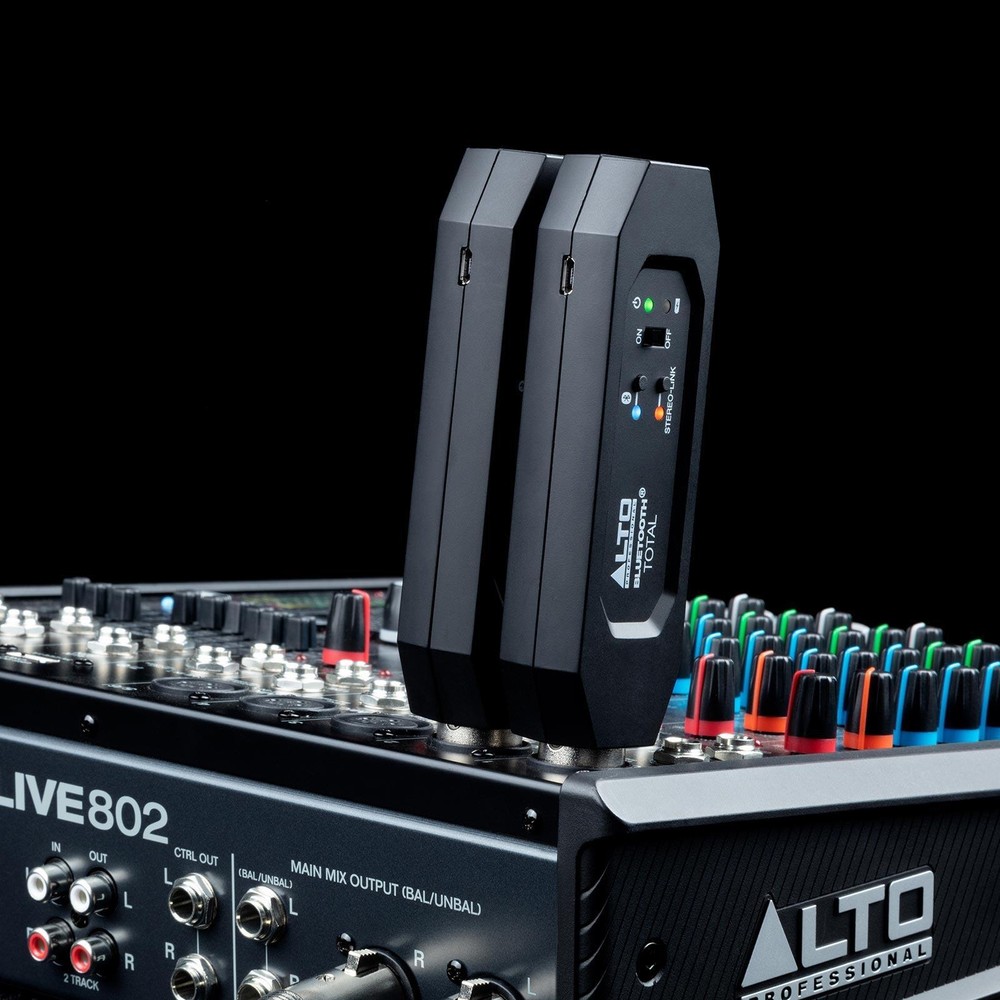 Alto Bluetooth Total MKII Rechargeable Audio Receivers Two Pack