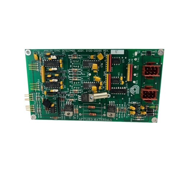 APPLIED MATERIALS ANALOG SYNC DETECT BD. ASSY. 0100-20066 REV. E PCB BOARD