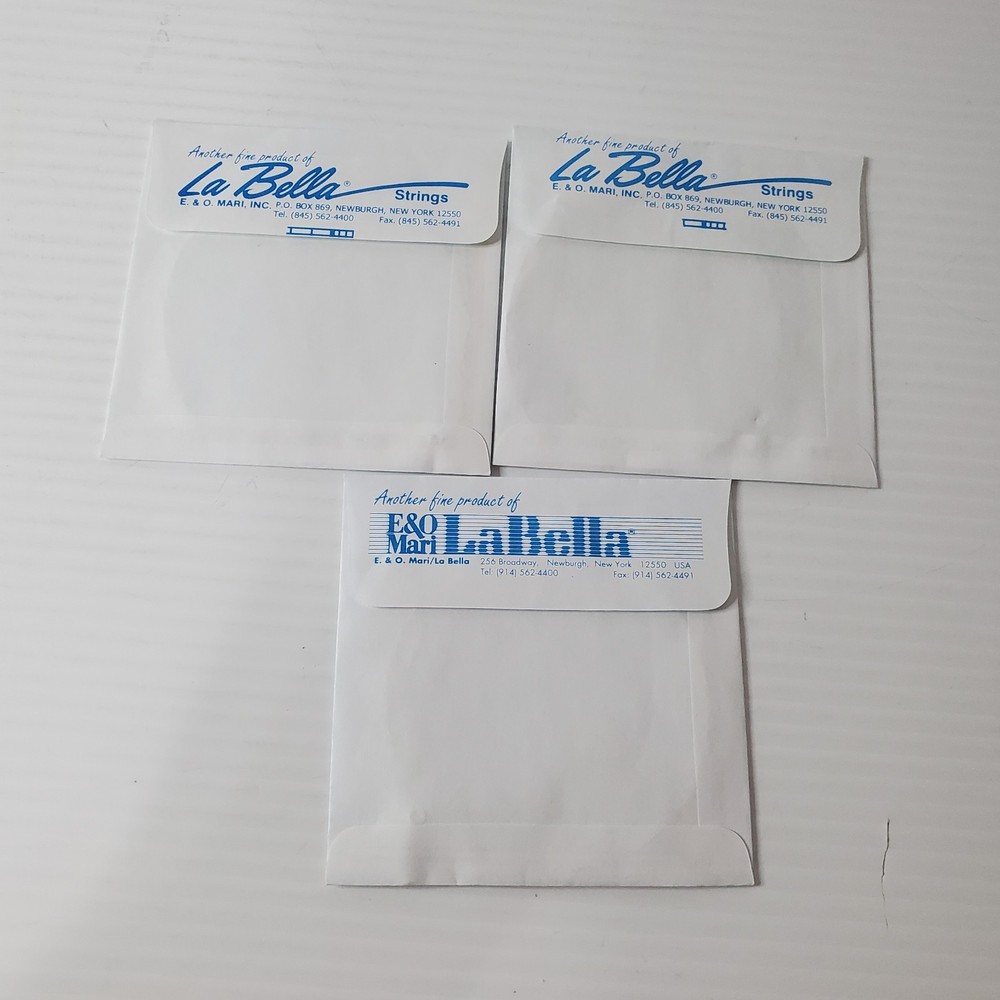 La Bella 630 Violin 3 String Set Flat Wound 1/2 Scale Extra Sensitive Full Core