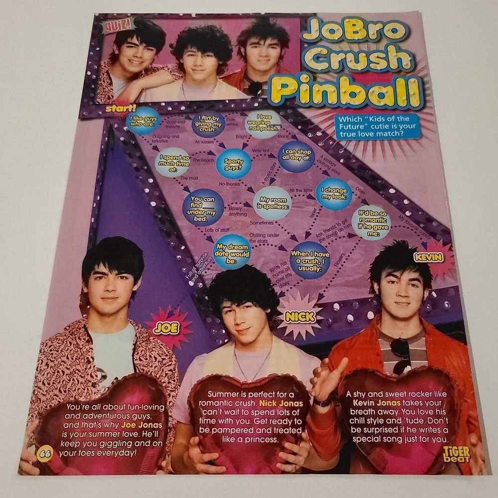 Jonas Brothers 1 Page Article/Clipping