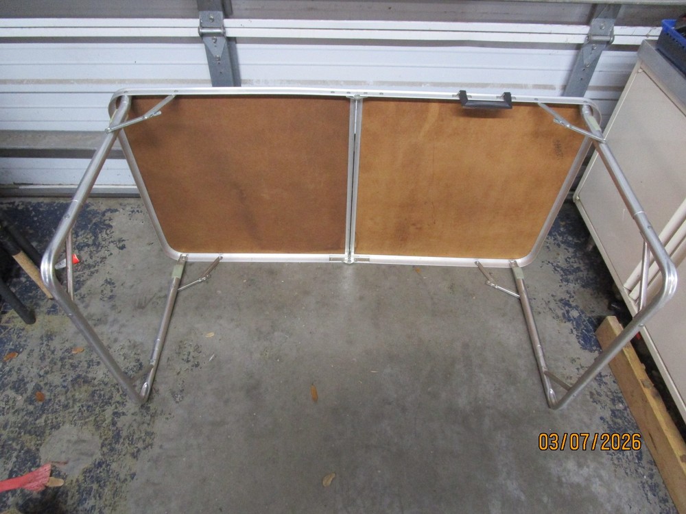 Vintage Coleman Folding Table 48" x 24"