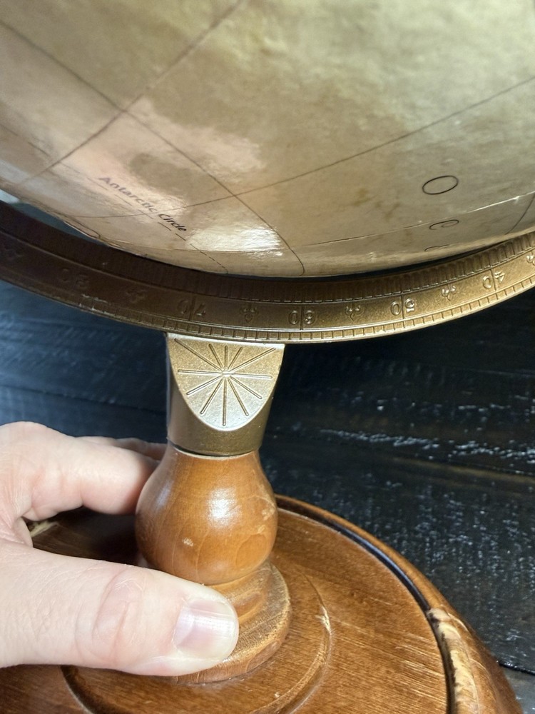 Replogle Globes World Classic Series 12" Tabletop Globe Rotating Antique