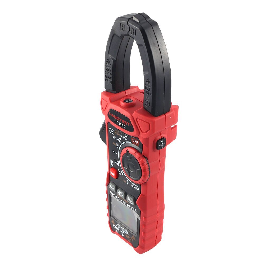 Digital Clamp MeterHT208D Frequency Duty DC AC Voltage Capacitance Resistance
