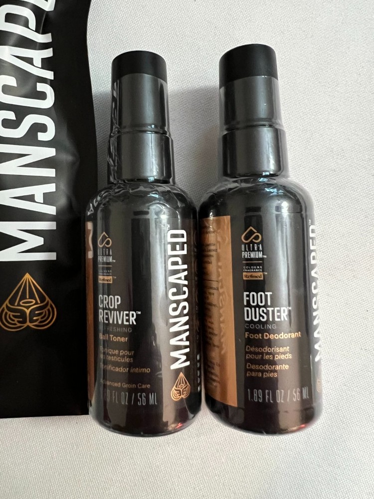 Manscaped Foot Duster, Crop Reviver, and Crop Mops Bundle