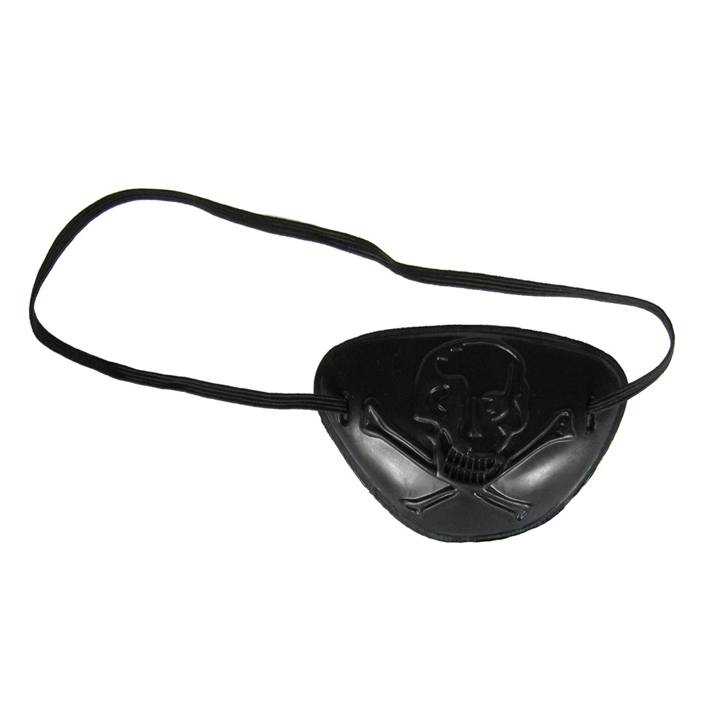 See Through Skull Pirate Eye Patch Costume Accessory ~ HALLOWEEN PARTY NOVELTY