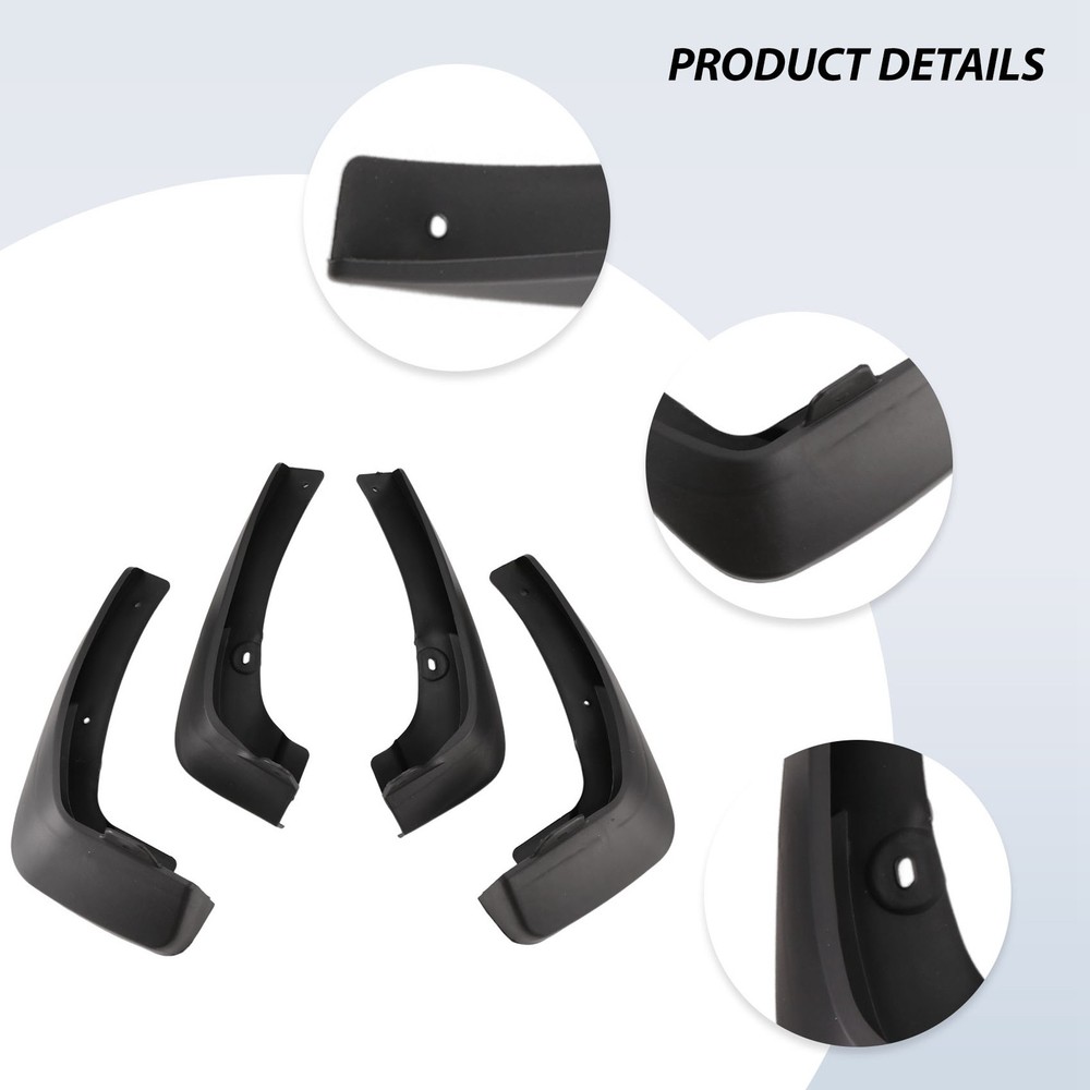 4Pcs Universal Mud Flaps Mudguards Splash Guards for VIOS / / LIMO1234