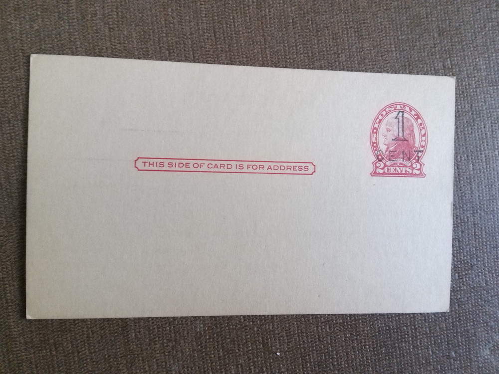 US Postal Cards c. 1885 - 1935