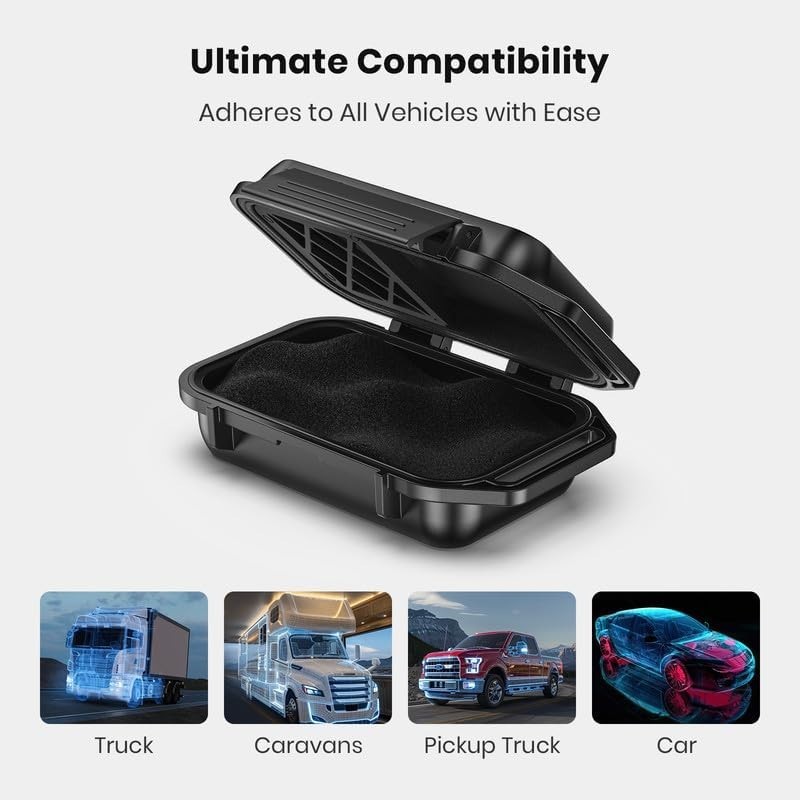 "Waterproof Magnetic Key Box for Under Car - Secure & Discreet Hiding "