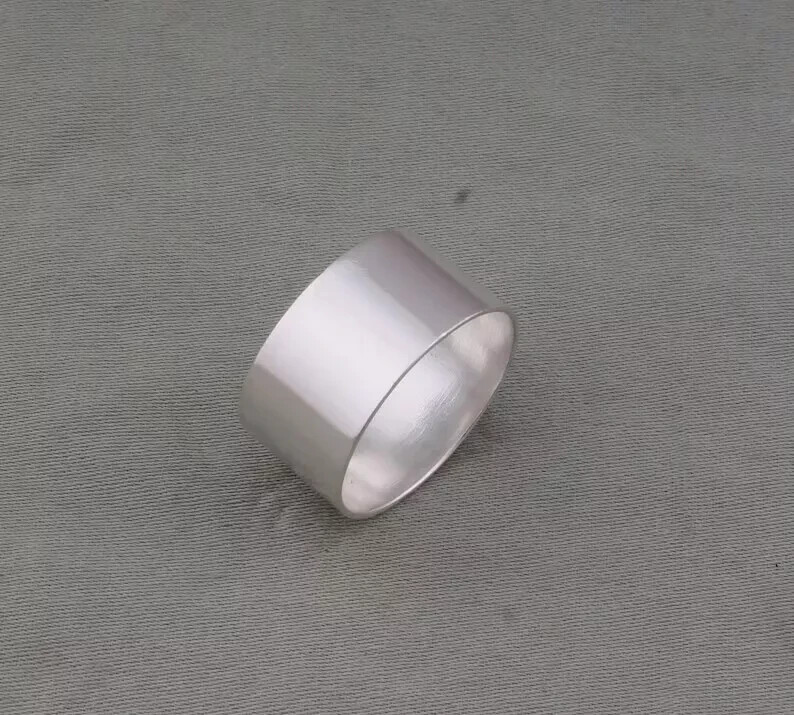 Solid 925 Sterling Silver Band &Statement Handmade Ring Men &Women All Size