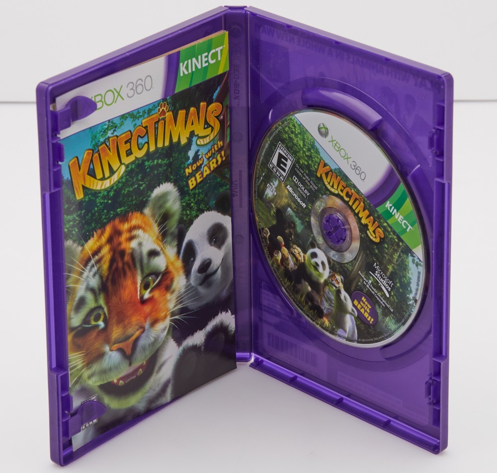 Microsoft Xbox 360 Kinect Motion Sensor Bar Black & 4 Games Bundle 3 ARE NEW!!