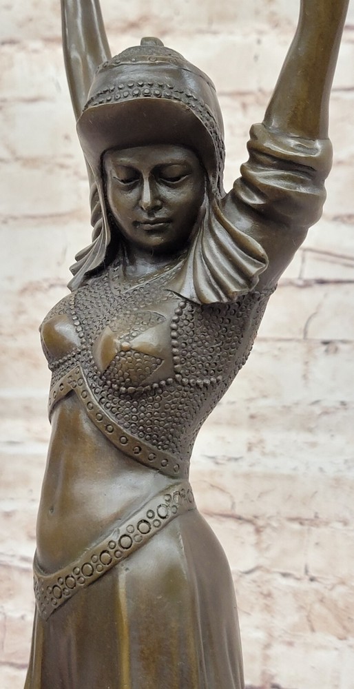 Lost Wax Method Elegance Chiparus Hindu Dancer Statue Figurine