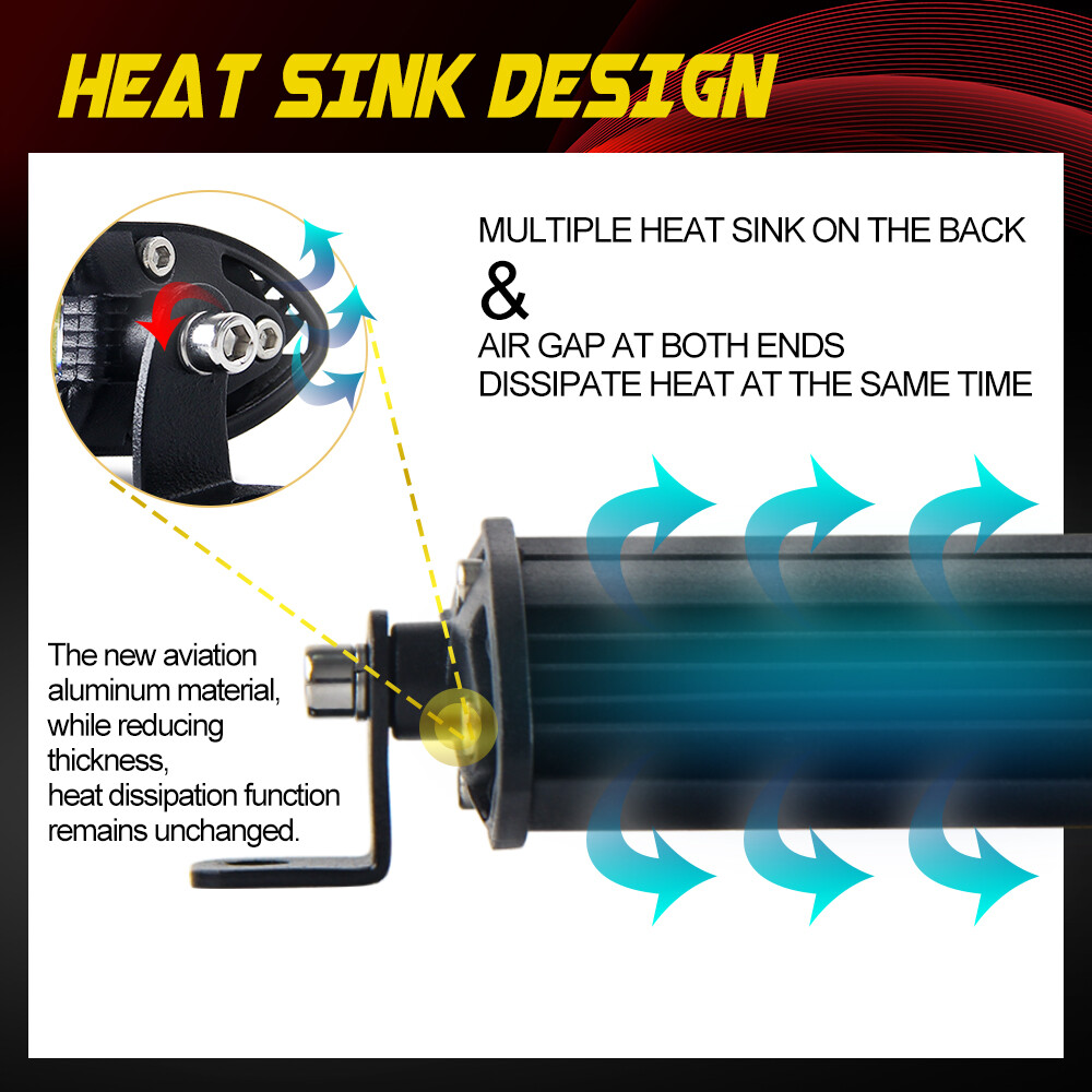 For Can-Am Commander 1000/Maverick Roof 40" +7" LED Light Bar+2" Dual Color Pods