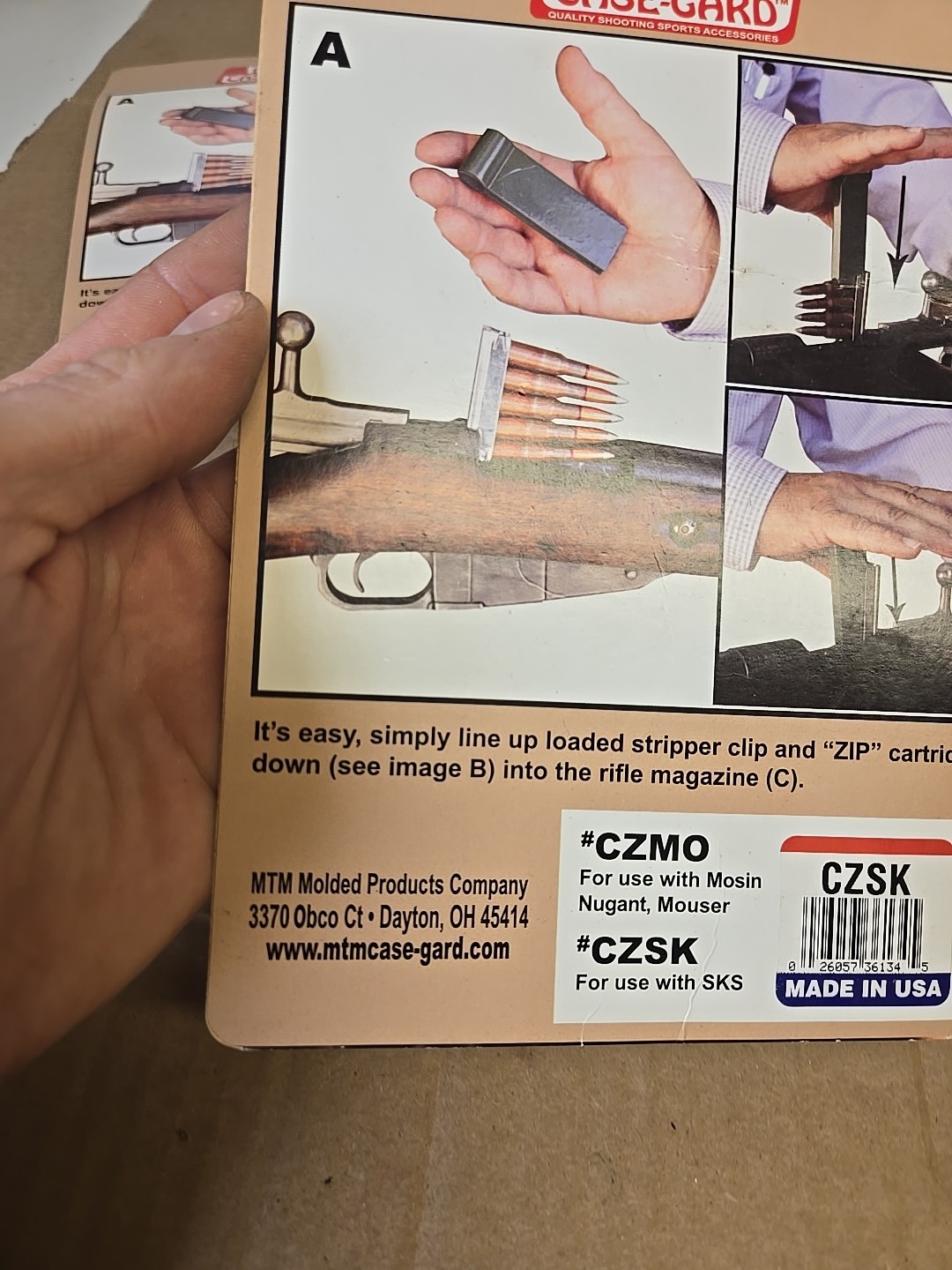 2x MTM Case-Gard CZSK Stripper Zip Ammo Loader - For SKS