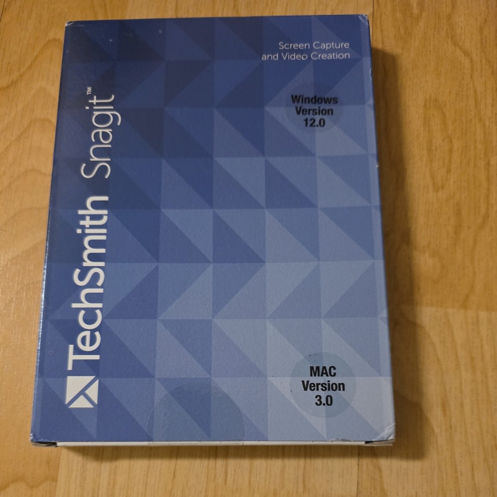 TechSmith Snagit Screen Capture Software CD DVD Windows Mac Brand New Sealed