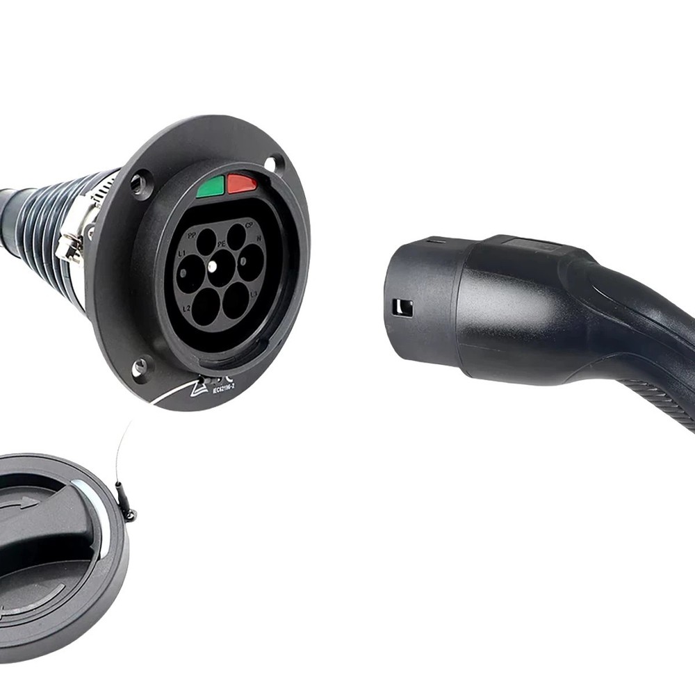 Socket Replacement AC Type 2 Male (car side), 16A 3.5kW 250V Single Phase