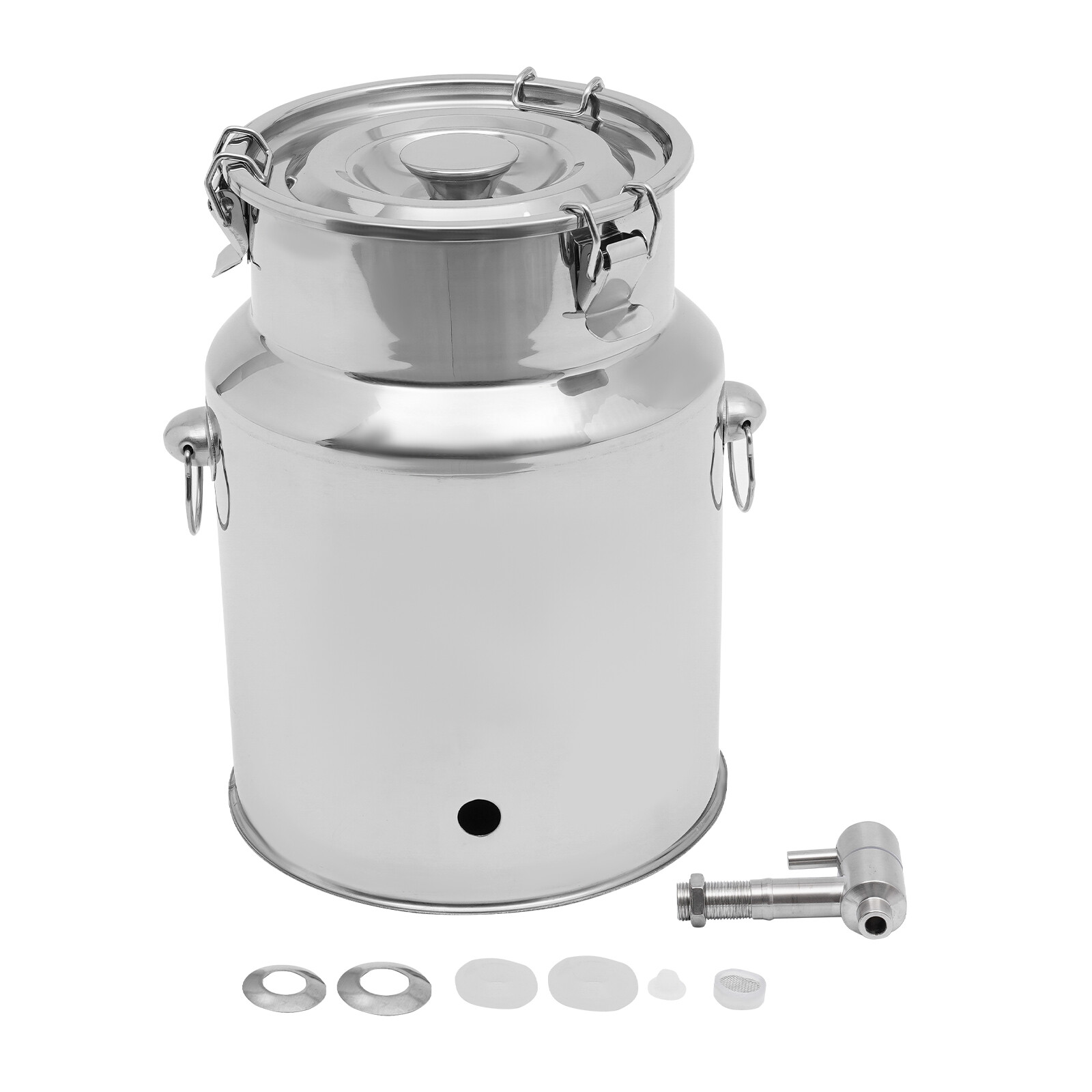 Beverage Drink Dispenser 304 Stainless Steel Milk Can Milk Transport Barrel