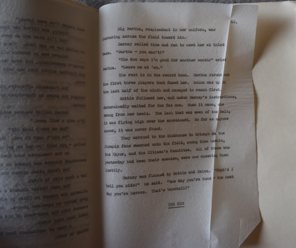 The Great American Pastime Original Screenplay Script