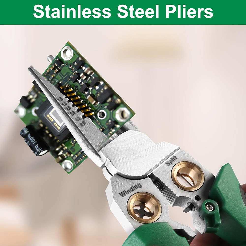 8 in 1 Wire Stripper with Voltage Tester Multi-function Electric Wire Stripping