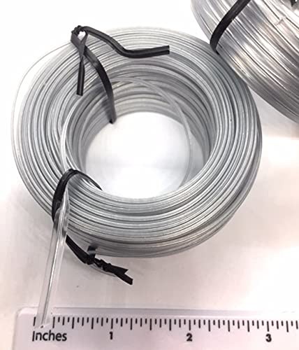 Heavy Duty Wire23 Plastic Twist Ties Clear 100ft Spool Garden Organizer