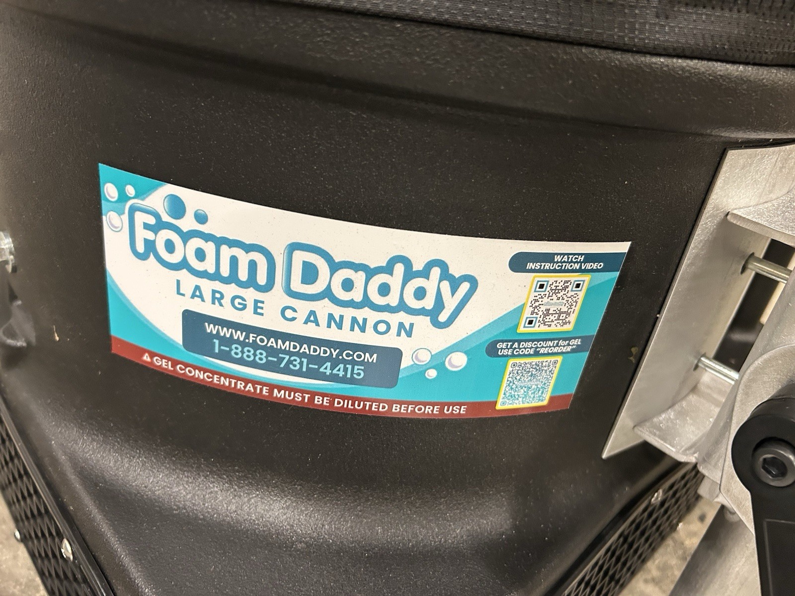 Foamdaddy Large Foam Cannon Machine American Made