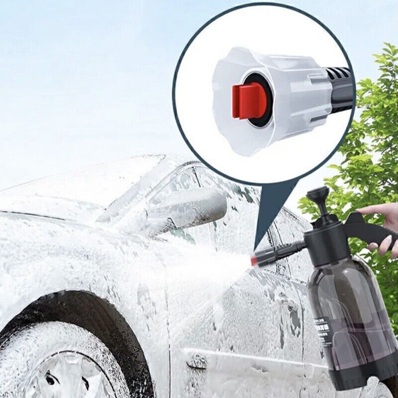 2L Car Wash Foam Sprayer Hand Held Pump Wash Spray Bottle Snow Foam Detailing US