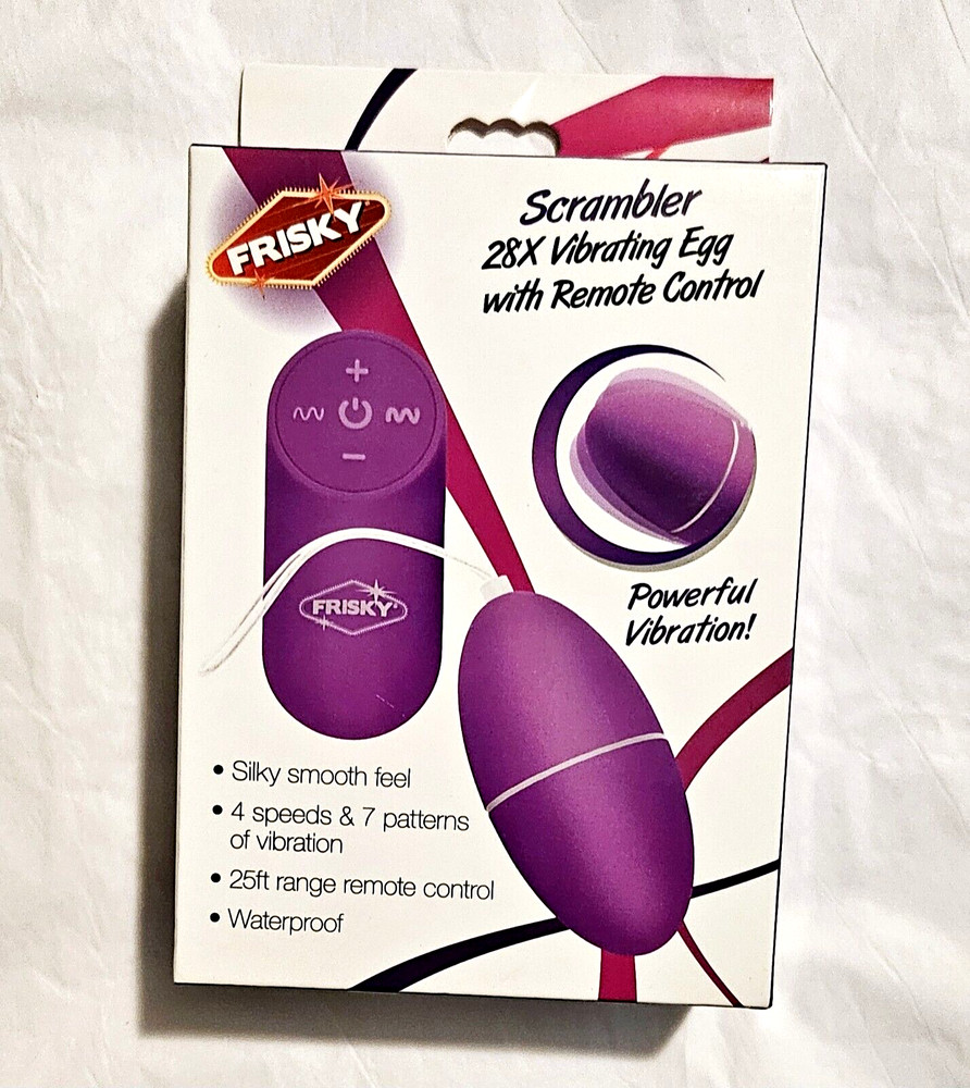 Frisky Scrambler 28X Vibrating Egg W/Remote Control 25' Range