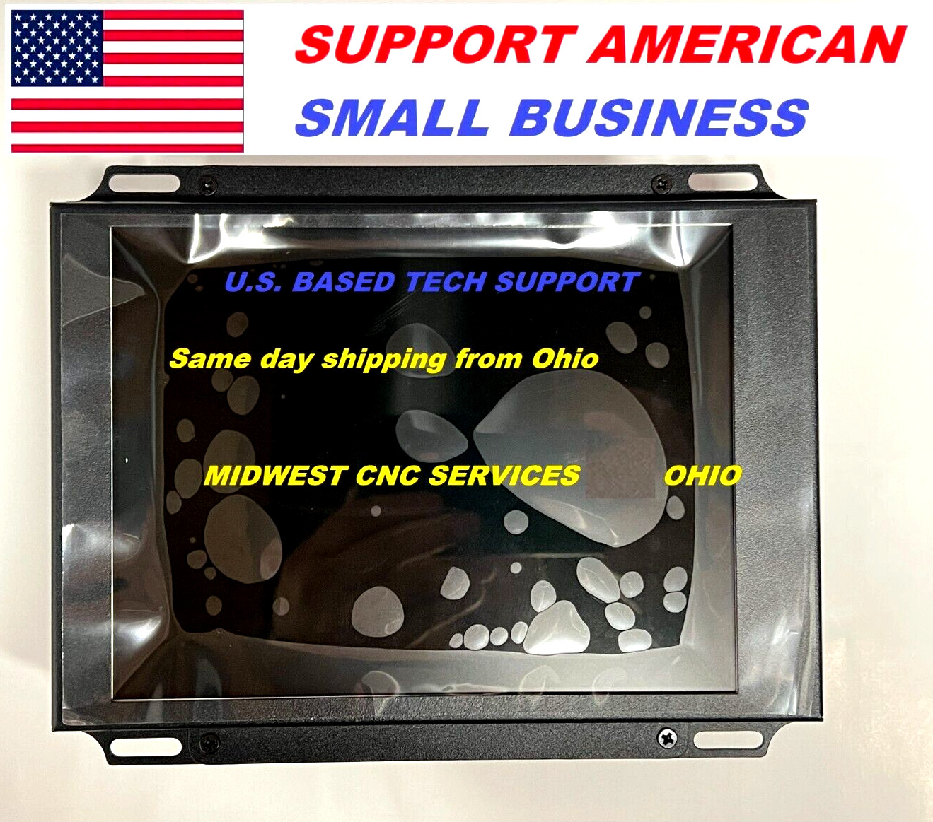 DIRECT LCD REPLACEMENT MONITOR FOR ProtoTrak CRT MX2/3 AGE2/3 LX2/3 With Adapter