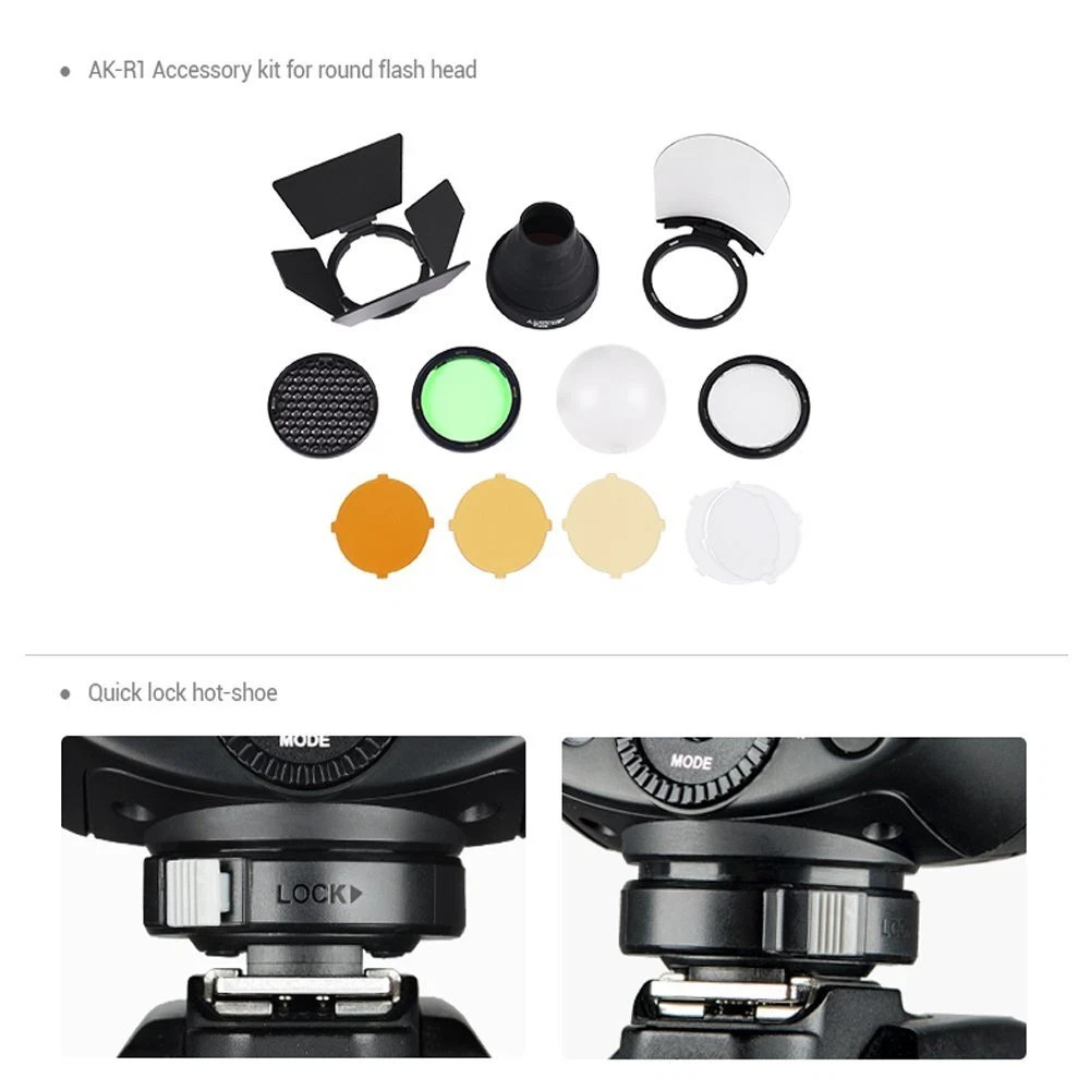 US Godox V1-S 2.4G TTL HSS 1/8000s Camera Flash Speedlite For Sony A7III A7RIII