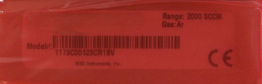 MKS Instruments 1179C00423CR1BV Mass Flow Controller MFC 2000 SCCM Ar New